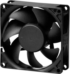 DC axial fan, 12 V, 80 x 80 x 25 mm, 69.66 m³/h, 33 dB, slide bearing, SUNON EF80251S1-1000U-A99