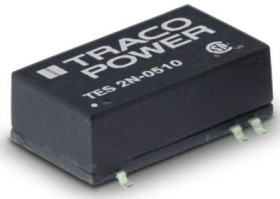 DC converter, 18-36 VDC, 2 W, 1 output, 5 VDC, 77 % efficiency, TES 2N-2411