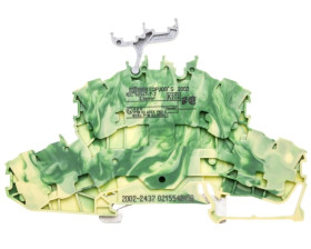 Złączka 2-piętrowa 2,5mm2 żółto-zielona TOPJOBS 2002-2437 /50szt./