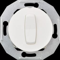WDE011021 RENOVA universal switch with central plate, white