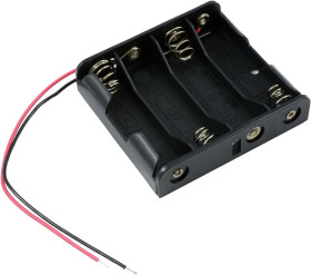 AA x 4 Open Battery Holder