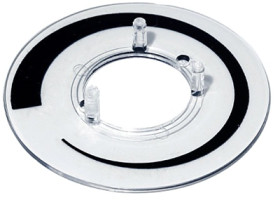 Scale disc, with arrow, for rotary knobs size 23, A4423020