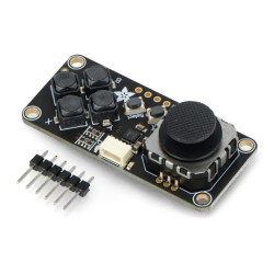 Mini I2C Gamepad - moduł z joystickiem i przyciskami - STEMMA QT/Qwiic - Adafruit 5743
