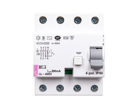 Wyłącznik różnicowoprądowy 4P 80A 0,3A typ AC EFI-4 002064145