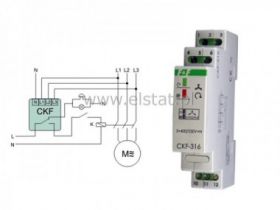 CKF-316 Czujnik kolejności i zaniku fazy.
