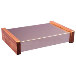 Hammond 1444-22CWW Aluminium Chassis Wood Panels Natural (305 x 203 x 51mm)