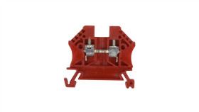 Złączka Szynowa 2-Przewodowa 2,5Mm2 Czerwona Euro 43408Rd