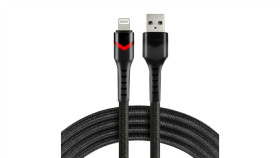 Kabel Przewód Pleciony Usb - Lightning Rgb Led Everactive Cbb-1Ibr 100Cm Z...