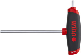 Pin wrench with cross handle ComfortGrip, 2 mm, hexagon, L 100 mm, 45431