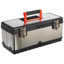 Sealey AP505S Stainless Steel Toolbox 505mm with Tote Tray