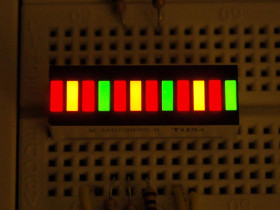 Adafruit Bi-Color (Red/Green) 12-LED Bargraph