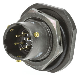 Złącze 6-pinowe Żeński Amphenol Limited Męski Montaż na panelu MIL-DTL-26482 rozmiar 10