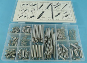 ZESTAW SPRĘŻYN 200szt ROZCIĄG./ŚCIĄG.