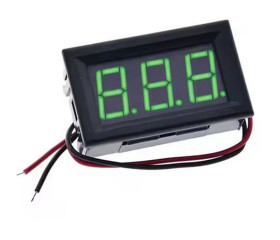 WOLTOMIERZ 0.56 6-30V DC W OBUDOWIE, DWA PRZEWODY, ZIELONY (MIER-056-2-G)