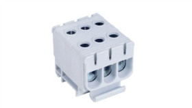 Blok Rozdzielczy - Odgałęźny 3 - Polowy 2,5-50Mm2 Szary Montaż Płaski...