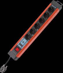 '0014653613 Socket outlet, SupraLine, 6-way, surge suppressor