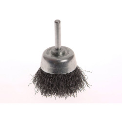 Faithfull 31075064300 Wire Brush Shaft Mounted 70mm x 25mm, 0.30mm Wire