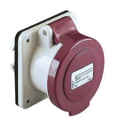 Gniazdo przemysłowe, proste, 16A, 2p, 20...25 V AC, IP 45 82901