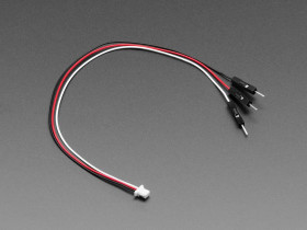 Adafruit JST SH Compatible 1mm Pitch - 3 Pin to Premium Plug Header Cable