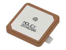 Wielokierunkowy Antena GPS 204286-0001 Kwadrat, Molex 5.6dBi GPS