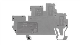 Dwupiętrowa Złączka Bazowa X-Com 1-Przewodowa / 1-Pinowa L/L Szara 870-101