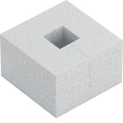 tehalit.UK System szalunkowy element VQ16 320x320mm H=200mm styropian SEVQ16200