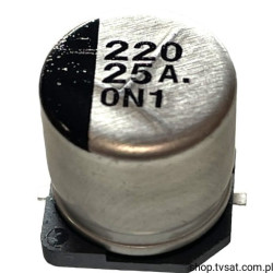 ECEV1EA221P 220uF 25V Electr 10x10.2 mm SMD-10X10.2L PANASONIC
