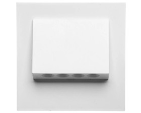Oprawa schodowa LED NAVI PT 230V AC BIA biała ciepła 11-221-52 LED11122152