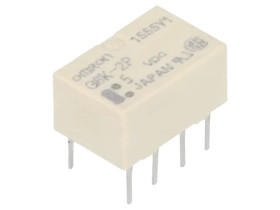 Przekaźnik: elektromagnetyczny DPDT Ucewki: 5VDC 0,3A/125VAC G6K-2P 5VDC
