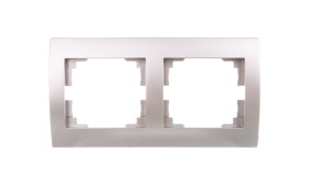 Logi Ramka Podwójna Pozioma Srebrny 021470043 25236