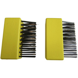 WOLF-Garten 73AZB001650 Multi-Star Replacement Brushes 9 cm Snap &amp; Click