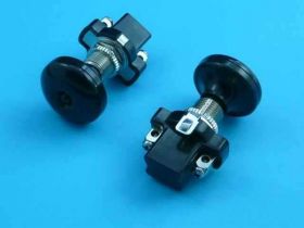 PRZEŁ.OFF-ON 32mm 12V/10A LED RED