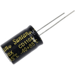 Suntan TS13DE1C222MSB0B0R 2200uF 16V &#x2B;/-20% 13*20mm P:5mm Radial Alum Elec Cap