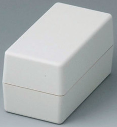 ABS shell housing, (L x W x H) 85 x 45 x 45 mm, gray white (RAL 9002), IP65, A9404441