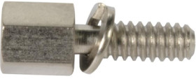 Threaded bolt, UNC 4-40 for D-Sub, 09670019957