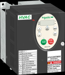 ATV212HU75N4 ATV212 frequency converter, 7.5 kW, 480 V, 3-phase, EMC, IP21