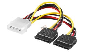 ROZGAŁĘŹNIK ZASILANIA MOLEX 2xSATA