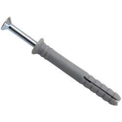 MASONMATE 0837M540060 Nylon Hammer-In Fixing 8 x 60mm (100)