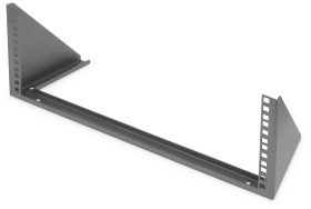 Digitus DN-48004 19-calowy uchwyt ścienny na sprzęt 4 U Pasuje do głębokości szafy: od 300 mm czarny (ral 9005) 19 cal