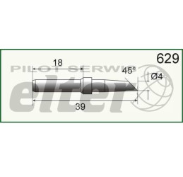 Grot SR629 Ĺ›ciÄ™ty stoĹĽek 4mm