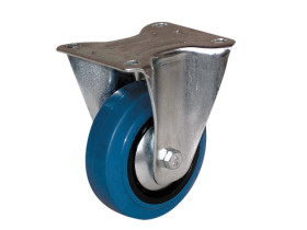 Koło samonastawne średnica kabla 125mm Płyta Guitel Hervieu 150kg wysokość całkowita 156mm