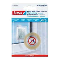 Taśma montażowa przezroczysta 1,5x19 /12szt./