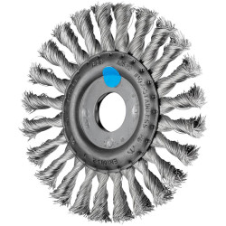 PFERD 43303006 RBG Round Brush knotted 125mm inox for heavy-duty metal Work