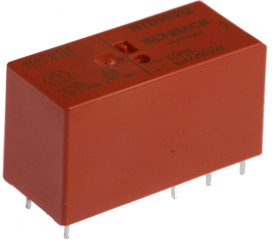 Przekaźnik mocy 12V dc SPDT TE Connectivity, montaż PCB 360Ω Otwór przezierny