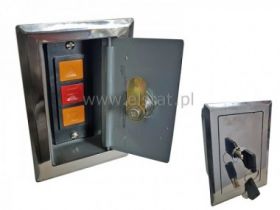 Kaseta 3-przyciski w skrzynce metalowej z kluczami