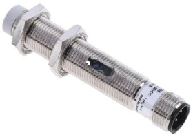 Czujnik pojemnościowy PNP 4 mm cylindryczny M12 x 1 200 mA 10 → 30 V DC IP67