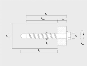 Wkręt do betonu 5x30mm z łbem sześciokątnym /opak. = 100 szt./ (9ZG530BTSB) CELO