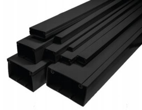 Listwa elektroinstalacyjna LS 40x25 czarna /2m/ korykto kablowe z pokrywą kanał kablowy 40x25
