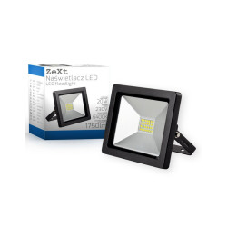 Halogen LED 20W czarny SLIM 4000 K 1700lm IP65 reflektor/naświetlacz