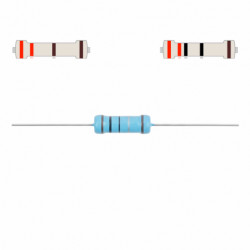 Rezystor 220 Ohm tolerancja 1% precyzyjny moc 3W 220R 5x16mm metalizowany